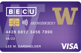 BECU UW Visa Credit Card