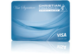 Christian Financial Credit Union Visa Signature Credit Card