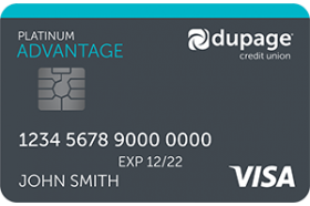 DuPage Credit Union Visa Platinum Advantage Credit Card