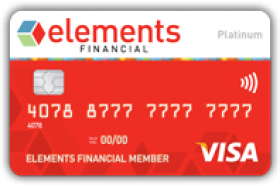 Elements Financial Federal Credit Union Platinum Visa Card