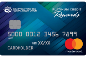Evansville Teachers Federal Credit Union Platinum Reward Mastercard