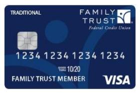 Family Trust Federal Credit Union Traditional Visa Credit Card