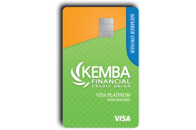 KEMBA Financial Credit Union Platinum Rewards Visa