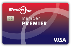 Member One Federal Credit Union Member Premier Visa Signature Credit Card