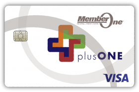 Member One Federal Credit Union plusONE Visa Cashback Credit Card