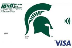 Michigan State University Federal Credit Union Cash Back Platinum Plus Visa