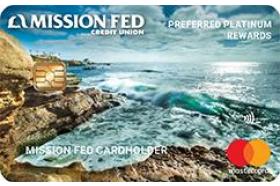 Mission Federal Credit Union Preferred Platinum Rewards Mastercard