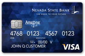 Nevada State Bank Amazing Cash for Business Visa Credit Card