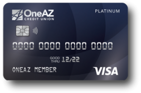 OneAZ Credit Union Visa Platinum Credit Card
