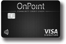 OnPoint Community Credit Union Signature Visa Rewards Credit Card