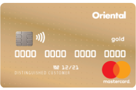 Oriental Bank Mastercard Gold Credit Card