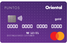 Oriental Bank MasterCard Gold PUNTOS Credit Card