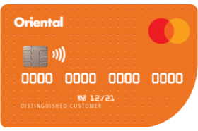 Oriental Bank MasterCard Standard Credit Card
