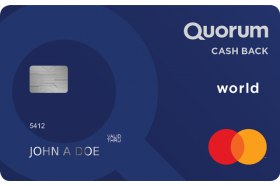 Quorum Federal Credit Union Cash Back World Mastercard Credit Card