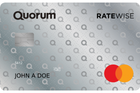 Quorum Federal Credit Union RateWise Mastercard Credit Card