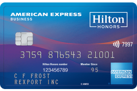 American Express National Bank Hilton Honors Business Credit Card
