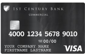 1st Century Bank Visa® Commercial Card