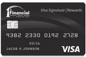 1st Financial Federal Credit Union Visa Signature Rewards Card