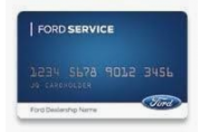 ford service credit card toe