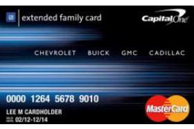GM Extended Family Card