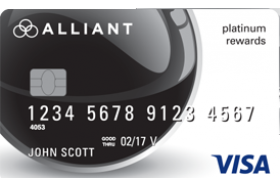 Alliant Credit Union Platinum Rewards Card