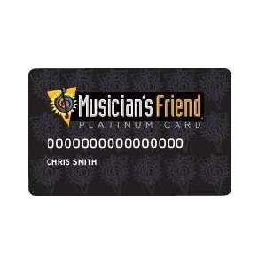 musicians friend platinum card social