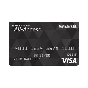 netspend allaccess account by metabank social
