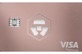 MCO Frosted Rose Gold Visa Card