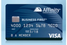 Affinity Federal Credit Union Business FirstSM Visa® Credit Card