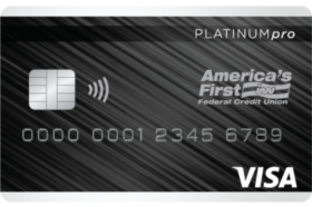 Americas First Federal Credit Union Platinum Pro Visa® Credit Card