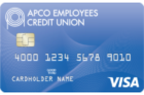 APCO Employees Credit Union Visa® Platinum Rewards Credit Card