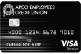 APCO Employees Credit Union Visa Signature Rewards Credit Card