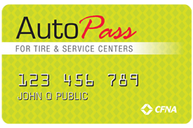 AutoPass for Tire and Service Centers Credit Card