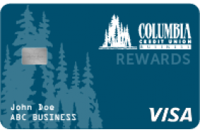 Columbia Credit Union Business Visa Platinum Rewards Credit Card
