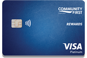 Community First Credit Union of Florida Visa Platinum Rewards Credit Card