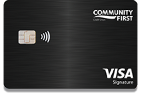 Community First Credit Union of Florida Visa Signature Credit Card