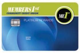 MEMBERS1st Community Credit Union VISA Platinum Rewards Credit Card