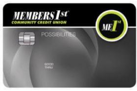 MEMBERS1st Community Credit Union VISA Possibilities Credit Card