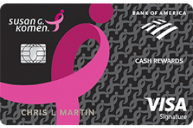 Bank of America Susan G. Komen Visa CC
